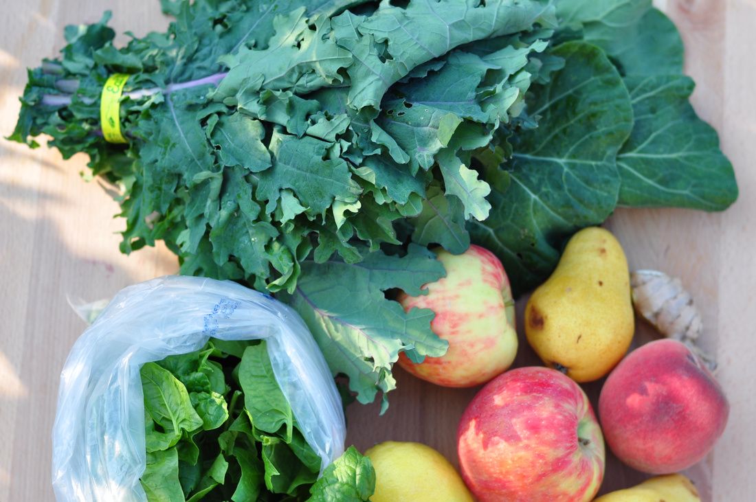 harvest green smoothie-ingredients